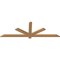 Ekena Millwork Kennewick Timber Gable Bracket, Western Red Cedar, 72"W x 24"H x 1 1/2"D x 3 1/2"F, 8/12 Pitch GBW072X24X0204KEN00SWR - alternate 4